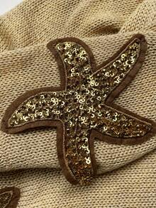 Sultry Sol Women's Summer 2026 New European & American Fashion Starfish Decor Tassel Design Beach Vacation Sleeveless Cover-Up Short Dress Elegant - Khaki - View 8