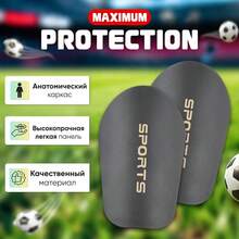 1 Pair - Adult Shin Guards, Excellent Shock Absorption And Cushioning Performance, Extra Large And Thick, Durable And Reliable Protection, Football Shin Pads - Multicolor - View 6
