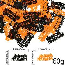 15g/60g Alloween Table Confetti Pumpkin Ghost Bat Star Paper Scatters Halloween Party Table Decorations - Multicolor - View 10
