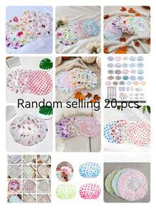 [High Quality Thickened & Oversized Shower Cap]Adjustable Printed Shower Cap, Reusable, With Elastic Band, Suitable For Women's Spa & Hair Salon Use - Thickened version - View 13