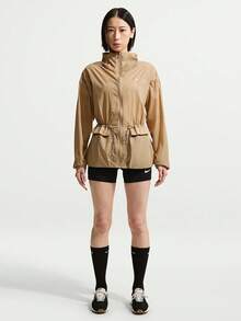Nike Women's AS W NSW WVN JKT Woven Hooded Jacket IW1388-242 - Beige - View 6