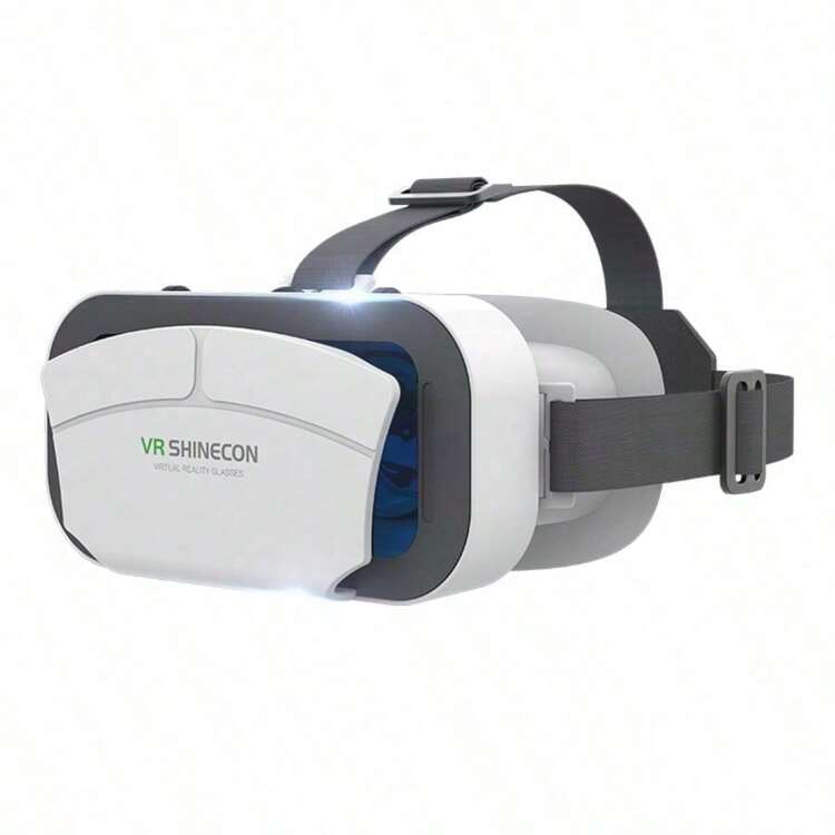Kacamata VR untuk iPhone atau Android, Kacamata Realitas Virtual 3D, Kompatibel dengan Layar 4,7-7 Inci untuk Game & Film Seluler - View 2
