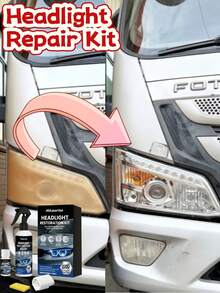 Hikmarion Headlight Restoration Polishing Kit, Removes Yellowing And Oxidation From Headlight Covers, Polishes To Clear, Protects In One Step, Restores Headlight Brightness - Liquid - View 5