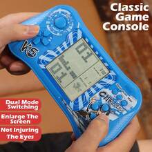 1pc Kids Electronic Building Block Elimination Game Console, Educational Early Learning Thinking Puzzle Toy, Portable Push-And-Play Toy Gift For Boys, Girls And Students - 彩色 - 查看 4