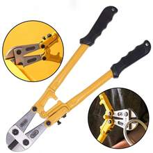 Alicate de Corte 14" para Ferro e Aço, Ferramenta Manual com Cabo Emborrachado e Lâminas Reforçadas, Ideal para Cortar Vergalhões e Correntes. - amarelo - Visão 9