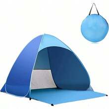 Automatic Pop-Up Camping Tent, Windproof And Sun-Resistant, Suitable For Park Camping Trips, Outdoor Hiking Adventures, Beach Family Vacations, Portable Foldable Design, The Perfect Holiday Gift - 1PC - View 12