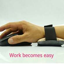 Adjustable Wrist Rest Support Pad, Portable Soft Wrist Cushion Strap For Computer Mouse, Relieve Wrist Fatigue Office Gaming Accessory - Multicolor - View 1