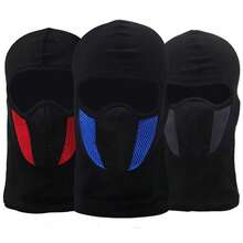 1pc Mesh Breathable Full Face Sun Protection Hat, Suitable For Motorcycle Riding, Bicycle Riding - Multicolor - View 1