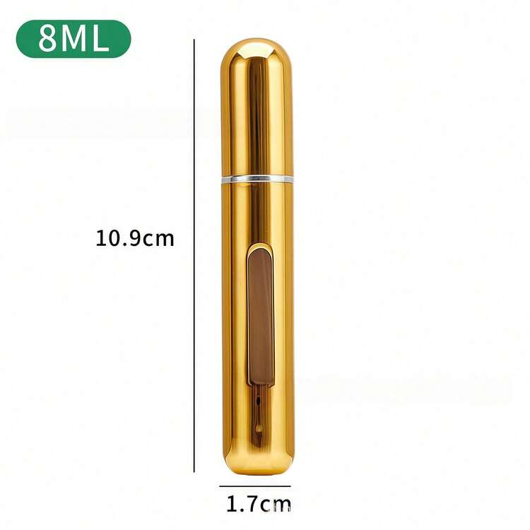 1個 8ml 可重複填充香水噴霧瓶，底部填充設計，便攜旅行香水噴霧瓶，可重複使用噴霧容器，適合海灘，中性，香水瓶，旅行瓶 - 彩色 - 查看 16