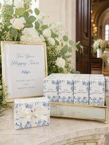 Soft Facial Tissue "Tears Of Happiness", Green Leaf Decoration, Suitable For Engagement, Wedding Banquet, Wedding Decoration, Wedding Accessories, Wedding Favors, Bride And Groom Wedding Supplies - Multicolor - View 6