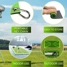 1pc Golf Training Mat, For Swing Detection, Ball Hitting, Golf Tracking Detection, Golf Swing Practice Mat - Multicolor - View 4