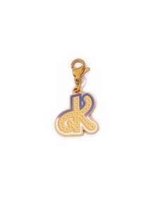 1pc Stainless Steel Enamel Initial Letter Pendant With Lobster Clasp 18K Gold Plated Letter Charms For DIY Jewelry Making Accessories - Pendant - View 33
