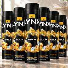 Lynx Deodorant XL Body Spray Gold 200ml - Pack Of 6 - Multi Scents - View 2