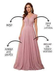 Grife Velasco Women Prom & Evening Dresses - 乾枯玫瑰色 - 查看 3