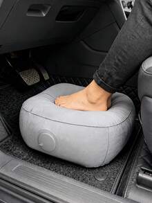 Inflatable Portable Folding Stool, Quick Inflation Wear-Resistant Outdoor Seat Cushion, Suitable For Camping, Fishing, Stargazing, Multi-Functional Footrest Pad, Lightweight Picnic Mat, Suitable For Beach, Car Emergency, Office Leisure Travel - Push-button Style - View 2