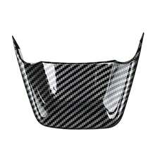 ruihe 3pc Carbon Fiber Folor Steering Wheel Cover Trim Fit for  Highlander Sienna 2020 2021 2022 2023 2024 - fibra de carbono - Ver 4
