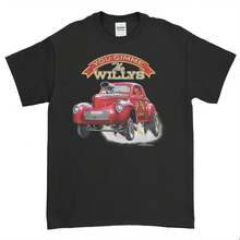 Gimme The Willys Gasser Hot Rod Drag Racing T Shirt - 款式 - 查看 1