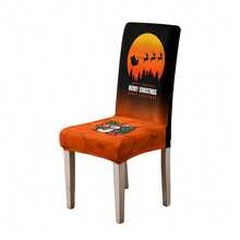 1/2/4/6pcs Printed Positioned Cartoon Chair Covers, Modern Daily Use For Living Room, Bedroom, Dining Room, Suitable For Christmas Chair Covers - Multicolor - View 26
