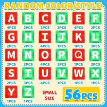 15/26/30/56pcs Mini Magnetic Building Blocks With Numbers And Letters, Spelling And Arithmetic Early Education Stacking Toys, Preschool STEM Learning Set, Toddler Birthday Holiday Gift - Multicolor - View 12