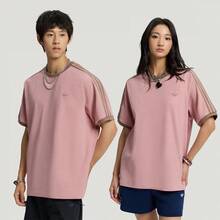 Adidas Trefoil SS TEE U Loose Casual Sports Short Sleeve T-Shirt - Pink - View 1