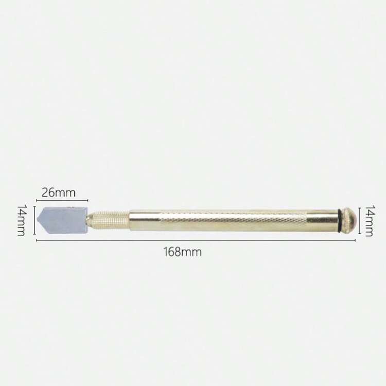 2/1組玻璃切割器 玻璃鏡子切割工具 鉛筆式油潤滑碳化鎢玻璃切割刀 無電池合金鋼材質 操作簡單 適用於鏡子與玻璃 家居裝飾工具 手動工具 玻璃刀 - A - 查看 10