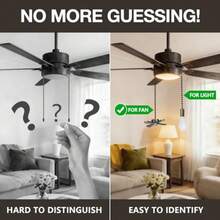 Ceiling Fan Pull Chain Extender With Decorative Frosted Glass Bulb And Fan Cord, Fit All Standard 3mm Diameter Ceiling Fans And Light Fixtures Factory Pull - Bronze - View 3