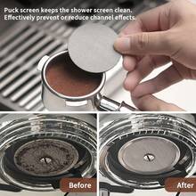 53mm Espresso Powder Sieve Set (2pcs): Stainless Steel, Reusable, 1.7mm Thick, 150 Micron Pore Size; Suitable For Espresso Portafilter Basket - Multicolor - View 5