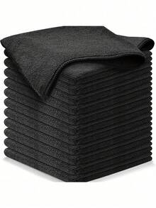 5/10 piezas Juego de toallas de cocina de microfibra gris claro, muy absorbentes, suaves y fáciles de limpiar, adecuadas para limpiar vidrio, superficies de cocción, ollas y sartenes, grifos, electrodomésticos, coches, cocina, baño, hogar - Multicolor - Ver 15