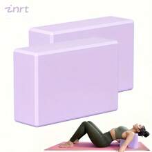 2pcs/Set High Density EVA Yoga Mat - Non-Slip Durable Foam, Suitable For Pilates, Meditation And Fitness Training - - Multicolor - View 3