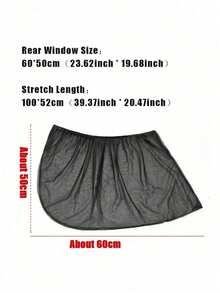 Universal Car Window Sunshade, Front And Rear Window Sunshade, UV Protection Sunshade, Mosquito-Proof Heat Insulation, UV Protection Glass Sunshade Mesh, Reflective Sunshade, Car Window Film - Multicolor - View 4
