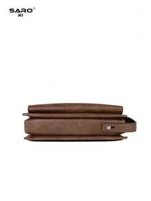 saroxi Tas Clutch Pria Berlapis Ganda dengan Kunci Kombinasi, Tas Genggam Kasual Modis Kapasitas Besar untuk Perjalanan dengan Slot Kartu, Portabel, Gaya Vintage Minimalis Kelas Atas, Cocok untuk Kantor, Remaja, Pelajar, Pilihan Hadiah untuk Pria - MultiWarna - View 12
