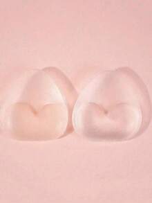 1 Pair Reusable Silicone Breast Pads, Invisible Lifting Pads, Suitable For Swimwear And Lingerie, Natural Breast Enhancement Design - Multicolor - View 7