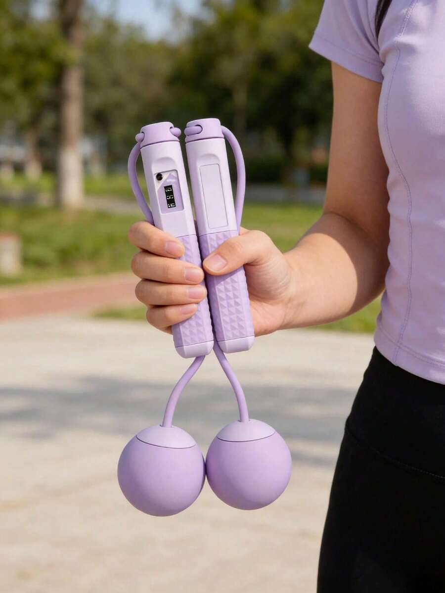 Cordless Jump Rope With Counter Short Skipping Rope Set With Anti Slip Handle For Men Women Suitable For Aerobic Exercise Boxing Training Gymnastics Exercise Weight Loss Fitness Jumping Racing Endurance And Speed Traininghome Gym Essential