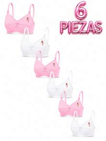 Tween Girls Bras And Bralettes - Pink - View 4