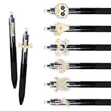 8pcs Set Of Personalized Ballpoint Pens Featuring Human Skeleton Themes, Part Of An Anatomical Medical Series, Perfect For Back-To-School Gifts, Random Seed - Multicolor - View 5