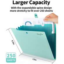Kids File Jackets & File Pockets - Green - View 3