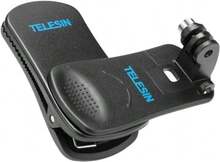TELESIN 360 Degree Rotation Backpack Clip Clamp Mount For Hero 13 12 11 10 9 8 7 6 5 D J I Osmo Fast Release Clamp Rotation Hat Mount For Action Cameras - View 1