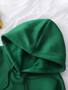 Custom Women's Hoodie For Fall/Winter/Spring. Upload Your Picture & Text To Design A Unique Creative Top. - Green - View 6