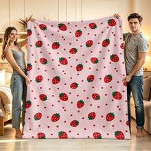 1PC Flannel Cooling Summer Blanket, Throw Blanket,Soft Multi-Use Bed Blanket, Foldable Lightweight Blanket For Beach Camping Travel Home, Versatile Indoor Outdoor Blankets Christmas Halloween - Style Z - View 3