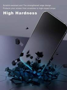 BOLLYMORE 3片裝磨砂霧面防窺螢幕保護貼，相容 iPhone 17 Pro Max [6.9 吋]，防偷窺配件，防眩光防指紋膜，相容手機殼，易安裝無氣泡，觸感順滑，相容 iPhone 17 Pro Max/17 Pro/17 Air/17E/16/15/14 Plus/13 Mini/12/11 系列 - 3件 - 查看 7