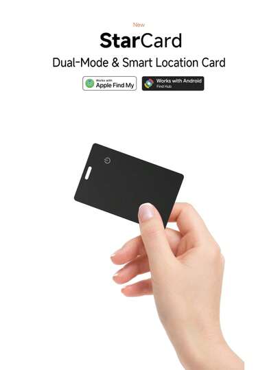 New MFi Certified Smart Tracking Card, NFC Supported, Compatible With "Find My", Suitable For Wallet, Keys, Luggage, Backpack, Etc., Anti-Loss Device & Pet Locator, Unlimited Distance Tracking
