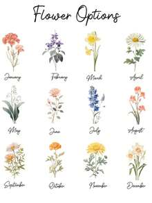 Personalized Birth Flower Notebook Set, Customized Name Engraved Notebook With Pen And Gift Box, A5 Snap Closure Notebook, Gift For Women, Bridesmaids, Teachers And Graduation School Supplies - Multicolor - View 7