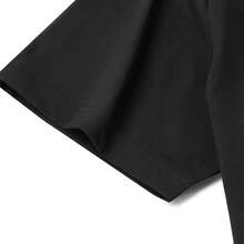 Adidas Summer New Breathable Loose Fit Quick Dry Short Sleeve T-Shirt For Men Running - Black - View 7