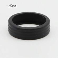 8pcs Wheel Protection Cover, Office Seat Wheel Protection Cover, Trunk Wheel Silicone Protection Covernoise Reduction Trunk Caster Protection Cover - Black - View 9
