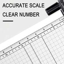 A4 Paper Cutter, 12 Inch Heavy Duty Paper Trimmer With Safety Guard And Blade Lock, Back To School, School Supplies, Christmas Paper Cutting, Christmas Wrapping Paper Cutting - Paper Cutter - View 7