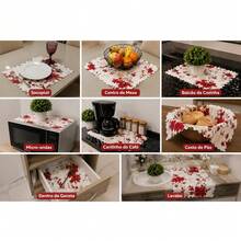Kit 3 Toalhas de Geladeira Oxford Estampado 37x62cm JCM - VERMELHO NOVO - Visão 2