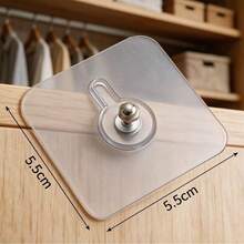 Waterproof Damage Free Drill-Free Screw Sticker Multi-Scenario Home Strong Hanging Adhesive Hook - A - View 2
