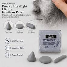 Charcoal Art Set, Professional Drawing Kit With Graphite Pencils, Charcoal Sticks, Blending Cloth & Eraser, Ideal For Sketching, Shading & Layering, Perfect For Artists, Students & Hobbyists - A - View 4