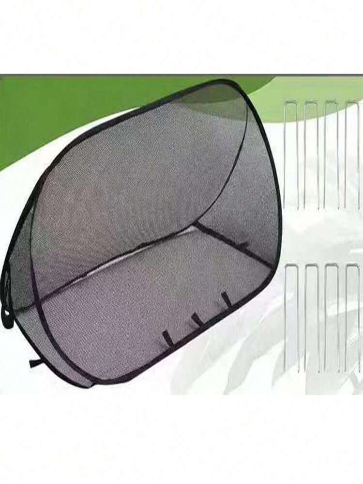 Pop-Up Plant Protection Set (1 Protective Cover + 8 Ground Stakes), For Protecting Vegetables, Fruits And Flowers, Outdoor Garden Protection, Insect Net, Shade Net, Bird Net And Outdoor Garden Mosquito Net - A - View 8