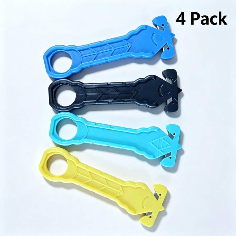 Portable Safety Strap Cutter Hidden Blade Box Opener Parcel Unboxing Tool Color Random - View 8
